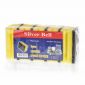 Silver Bell Grooved Sponge With Scourer 5pc