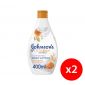 Johnsons Body Lotion Honey,oat&yoghurt 2x400ml