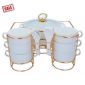Chamdol Serving Set W Gold Rack
