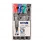 Staedtler Permanent Marker Chisel 4col