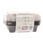 Hotpack Microwave Rectangular Container+lids 5p 38oz