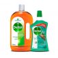 Dettol Antiseptic Liquid 2ltr+multipurpose Cleaner Pine 900ml