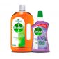 Dettol Antiseptic Liquid 2ltr+multipurpose Cleaner Lavender 900ml