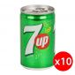 7 Up Soft Drink 10x155ml @aed 20.00