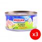 Americana Canned Tuna Flakes In Vegetable Oil 3x170gm