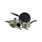 Bergner Cookware Set 7 Pcs Green