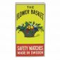 Flower Basket Safety Match Box