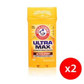 Arm&hammer Ultra Max Deodorant Stick Active Sport 2x73gm