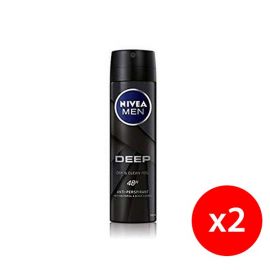 Nivea Deo Spray Deep Men 2x150ml