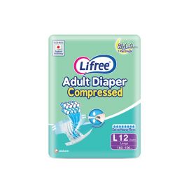 Lifree Adult Diaper Tape Max Large 12 Count