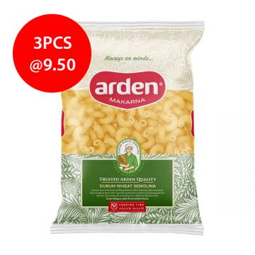 Arden Makarna Pasta Elbow 3x500gm