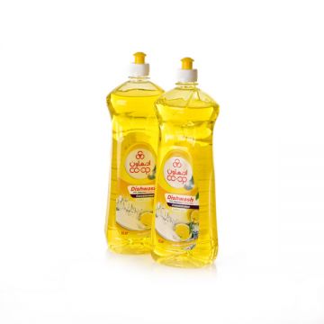 Co-op Dish Wash Liquid Lemon 2x1ltr