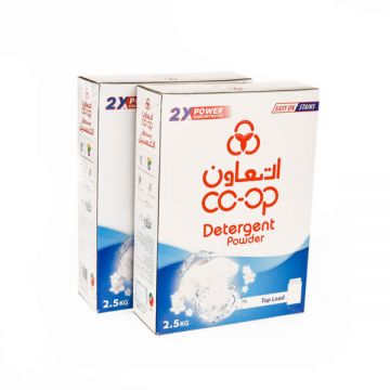 Co-op Detergent Powder High Fom 2x2.5kg