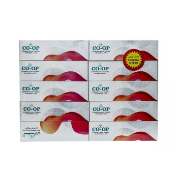 Co-op Facial Tissue 5x5x150s
