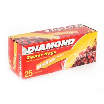Diamond Storage Bags Med 25s