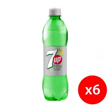 7 Up Soft Drink Diet 6x500ml