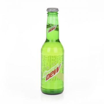 Mountain Dew Soft Drink Glass Bottle