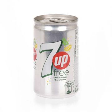 7 Up Soft Drink Sugar Free Can 155ml