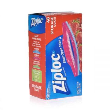 Ziploc Storage Bags Quart 48