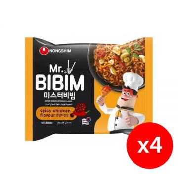 Nong Shim Mr.bbim Spicy Chicken Noodle 4x148gm