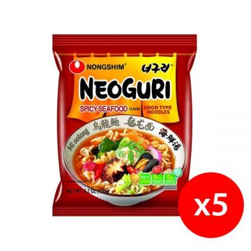 Nong Shim Neoguri Sp Seafood Noodle 5x120gm