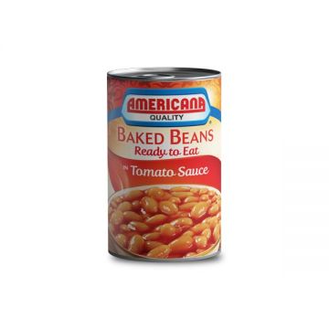 Americana Canned Baked Beans In Tomato Sauce 400gm