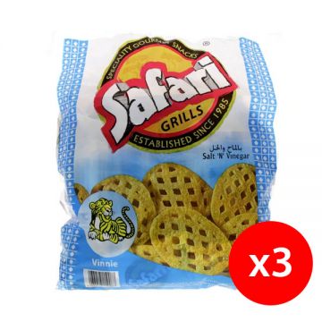 Safari Potato Grills Salt N Vinegar 3x24x15gm