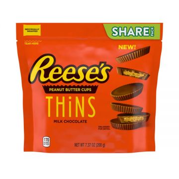 Hersheys Reeses Thins Chocolate 208gm