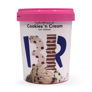 Baskin Robbins Ice Cream Cookies & Cream 1 Pint