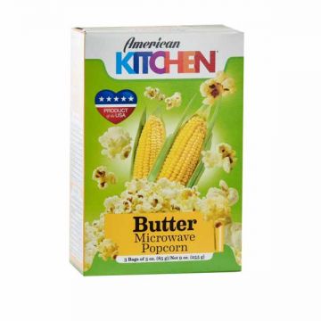 American Kitchen Micro Wave Popcorn Butter