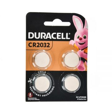 Duracell Lithium Coin Battery Cr2032 3v 4s