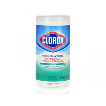 Clorox Disinfecting Wipes Fresh Scent 75s