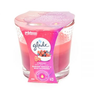 Glade Scented Candle Fresh Berries & Wild Raspberries