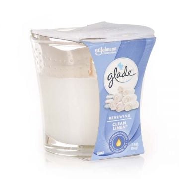 Glade Candle Clean Linen 3.4oz