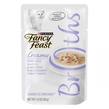 Purina Fancy Feast Cat Food Salmon & White Fish 39.69gm