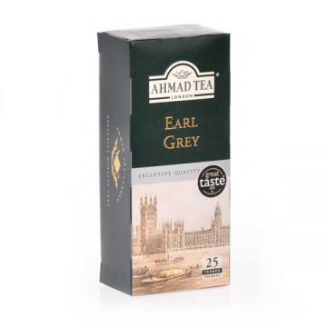 Ahmad Tea Earl Grey Tagged Tea Bag 25