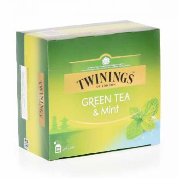 Twining Goldline Green Tea With Mnt 50