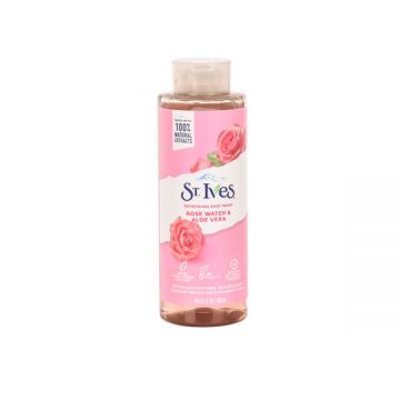St Ives Body Wash With Rose & Aloe Vera 16oz