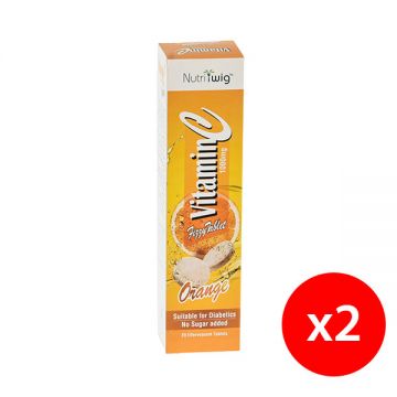 Nutriwig Vitamic C Tablet Orange 20 Pcs+lemon 20 Pcs
