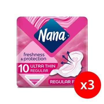 Nana Sanitady Pads Ultra Normal Wings 2+1x10 Pads