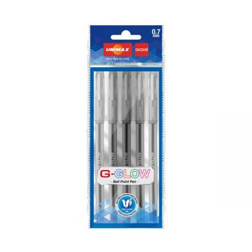 Unimax G- Glow Pen Blister Black 5 Pcs