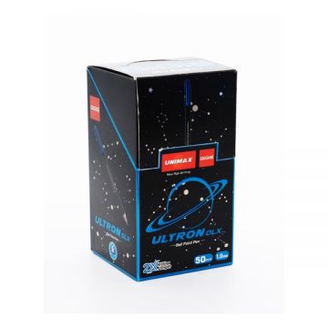 Unimax Gigis Utron Deluxe Blue Pen 50 Pcs