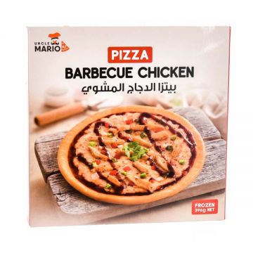 Uncle Mario Frozen Pizza Barbecue Chicken 396gm