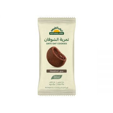 Natureland Date Oat Cookies Hazelnut 40gm