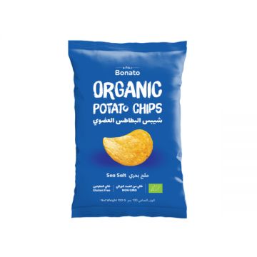 Bonato Orgnc Potato Chips Sea Salt 100gm