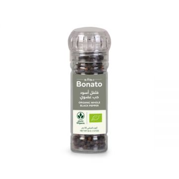 Bonato Orgnic Whole Black Pepper 55gm