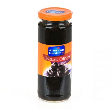 American Garden Pitted Black Olives