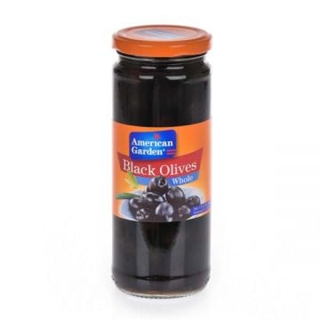 American Garden Whole Black Olives