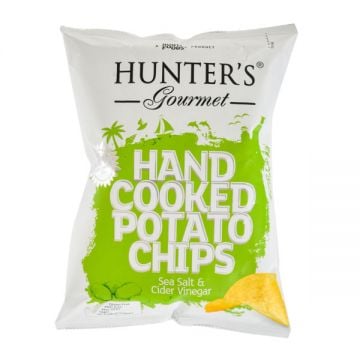 Hunters Gourmet Chips Sea Salt Vinegar 125gm