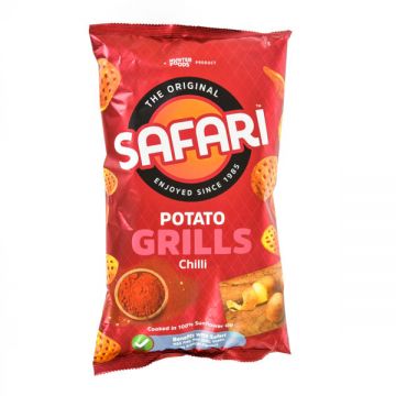 Safari Grill Chilli Chips 125gm